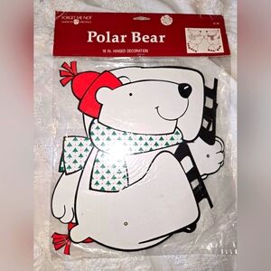 Polar Bear Hinged Decoration Forget Me Not American Greetings